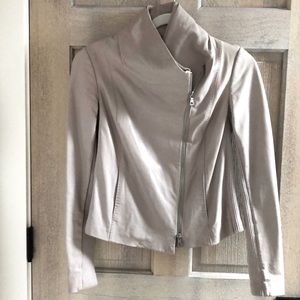 Vince leather Scuba jacket